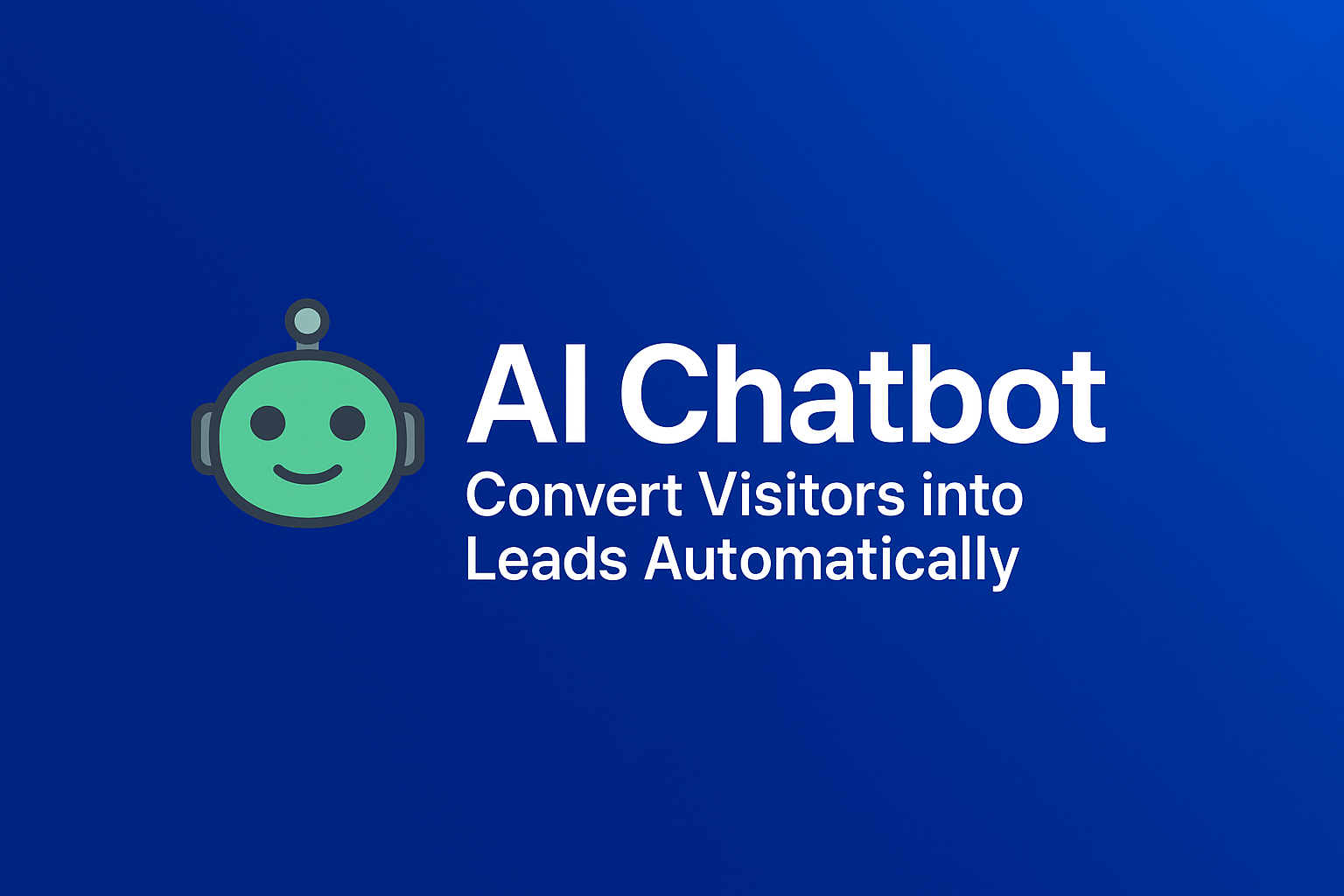 AI chatbot dashboard showing lead capture and customer support automation